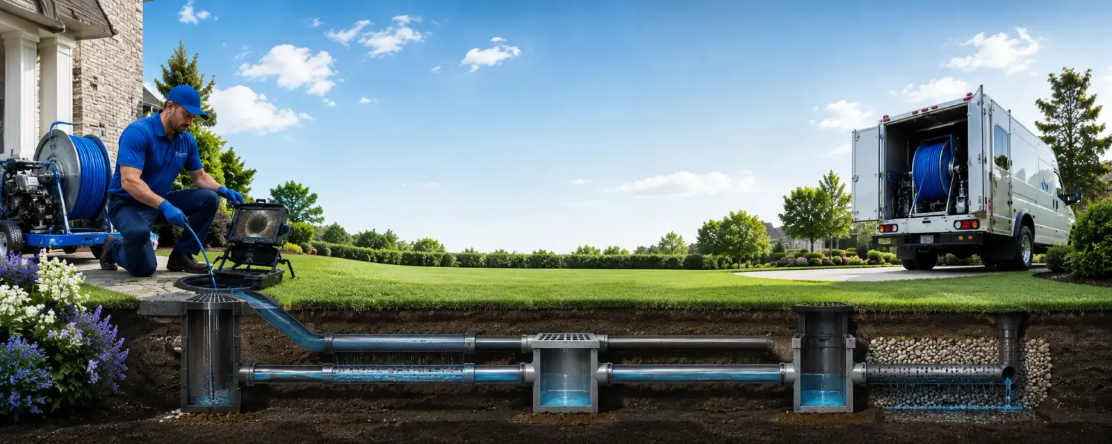 Outdoor drain cleaning information for Vienna, SD